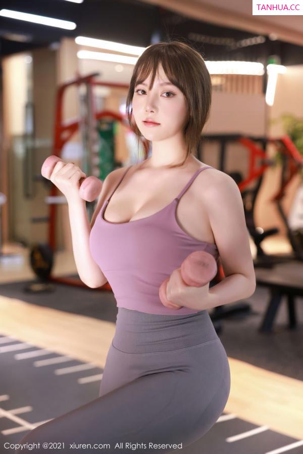 豆瓣酱  丰满妹纸豆瓣酱 健身房主题系列第15张图片